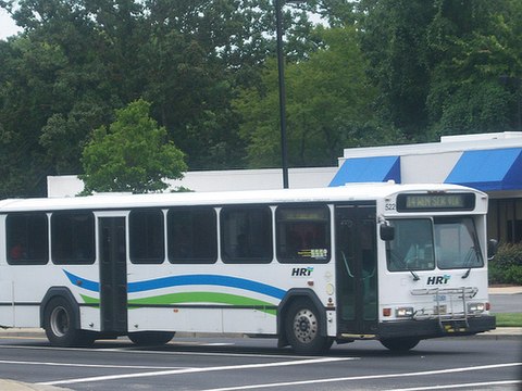 HRT Bus on U.S. Route 258
