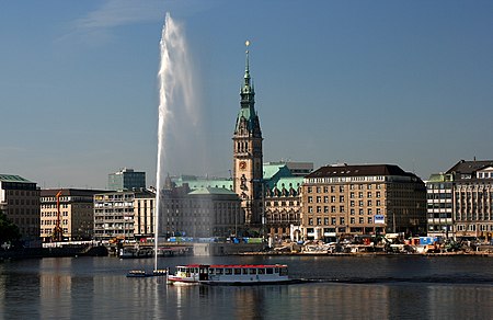 Hamburg fountain