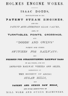 Isaac Dodds and Son Early English locomotive manufacturer