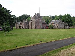 Hunterston Castle, historic seat of the chiefs of Clan Hunter Hunterston castle.jpg