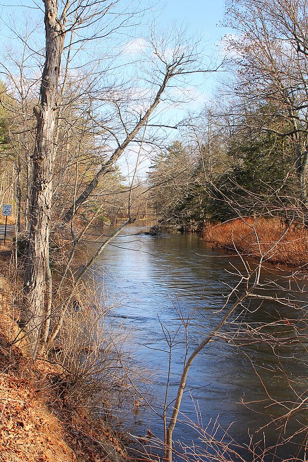 Huntington Creek looking upstream in Fishing Creek Township, Columbia County