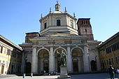 Базиліка Св. Лаврентія, головний фасад 19 ст.