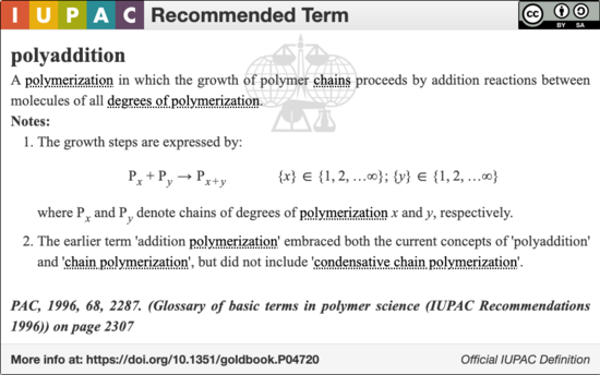 IUPAC definition for polyaddition IUPAC definition for polyaddition.png