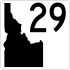 Markierung des State Highway 29