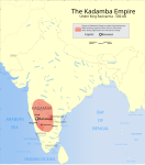 Kadamba Empire, 500 CE