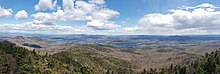 Indian Lake from Snowy Mountain fire tower