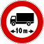 Italia-tanda lalu lintas - divieto di transito ai veicoli lunghi.svg