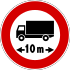 Italian traffic signs - divieto di transito ai veicoli lunghi.svg