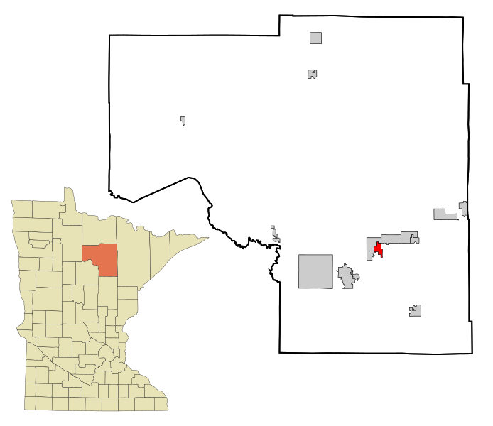 File:Itasca County Minnesota Incorporated and Unincorporated areas Bovey Highlighted.svg