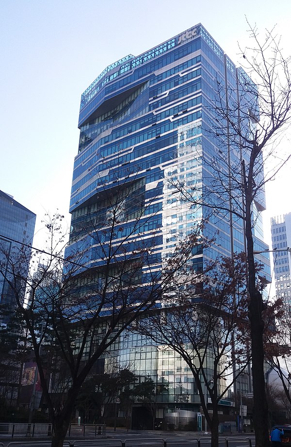 The JTBC Trust Building located in Digital Media City