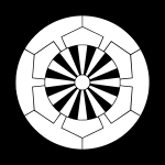 Japanese crest Sakakibara Genji kuruma.svg