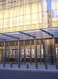 Installation in lobby at 7 WTC Jenny Holzer 7 WTC.JPG