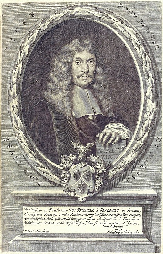 Gravure van Joachim von Sandrart