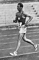 John Mikaelsson – Europameister 1946 und Olympiasieger 1948 sowie dann auch noch einmal 1952 – gewann hier die Bronzemedaille