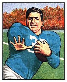 John Panelli was the Lions' second-round selection in the 1949 draft. John Panelli - 1950 Bowman.jpg