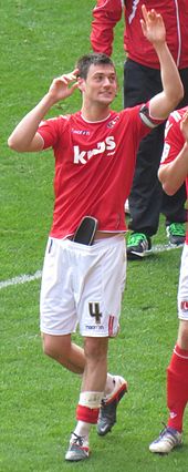 Johnnie Jackson made 123 appearances in two spells for Colchester and was named the Player of the Year in 2008. Johnnie Jackson.jpg