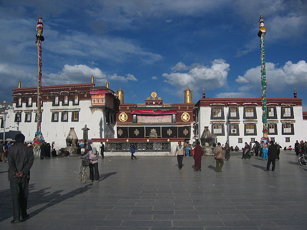 The Jokhang, with Barkhor Square in front