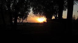 Kürdəmir sunset. 
 JPG