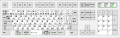 The layout of IBM 5576-002, a Japanese keyboard. Created by me.