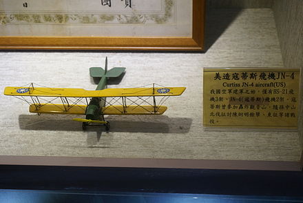 Model of JN-4 used by the Republic of China