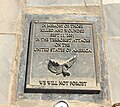 Plaque at Kandahar Inuksuk, June 2018