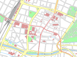 300px karte der innenstadt von freiburg im breisgau %28osm derivat%29.svg