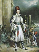 Otto of Greece in an Evzones uniform.