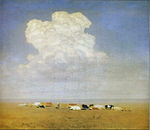 Kuindzhi Noon Herd in the steppe 1890 1895.jpg