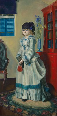 Lady Jean (portrait of Bellows' daughter Jean), 1924, Yale University Art Gallery