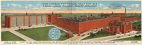 Larkin Company Factories c.1910 Larkin Company Factories Postcard c.1910.jpg