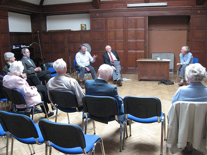 A meeting of the Oxford Branch of the Christian Socialist Movement, with Larry Sanders speaking, October 2007