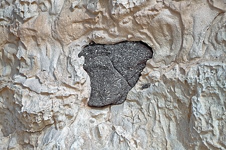 Lava in limestone, Ajuy, Fuerteventura