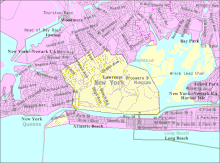U.S. Census map of Lawrence. Lawrence-ny-map.gif