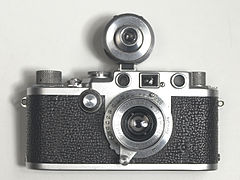 Leica IIIf (1952) de Marcel Lefrancq avec un objectif Summaron de 3,5 cm.