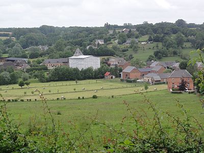 Vue du village de Lerzy en 2014