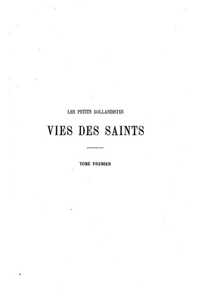 File:Les Petits Bollandistes - Tome 01 - Mgr Paul Guerin.djvu