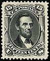 The first Lincoln stamp Issue of 1866