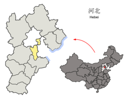 Langfang - Mapa