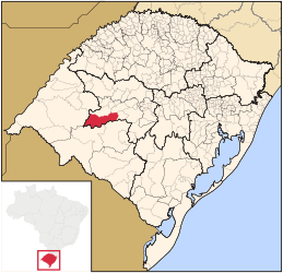 Cacequi – Mappa