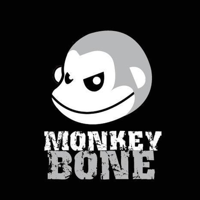 Bone records. Маймун лого. Monkey Bones.