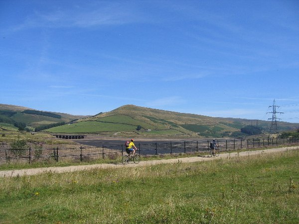 The Longdendale Trail, on the former trackbed between Hadfield and Woodhead