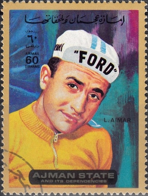 Aimar on a 1972 UAE stamp