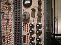 Analogrechner-Programmierung per Steckfeld und Potentiometer (Boeing, 1953)