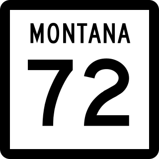 <span class="mw-page-title-main">Montana Highway 72</span>