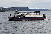 De MV Flanders is een van de twee veerboten die dagelijks de oversteek van Bell Island naar Portugal Cove maakt