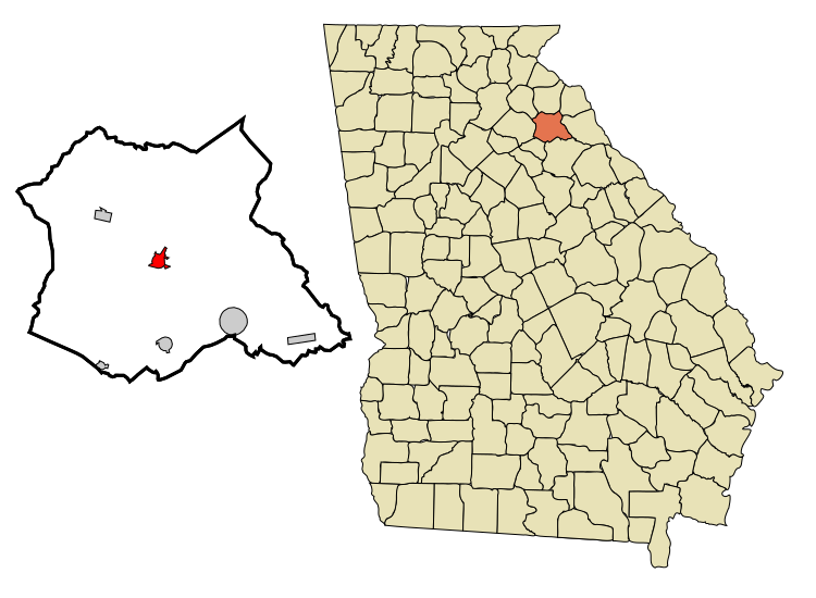 File:Madison County Georgia Incorporated and Unincorporated areas Danielsville Highlighted.svg