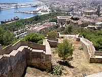 Вид на Малагу з замку Гібральфаро