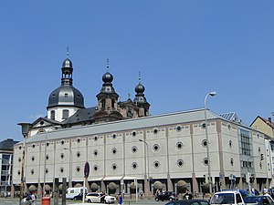 Bibliotheks- und Hörsaalgebäude der Universität Mannheim