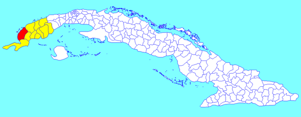 Municipalité de Mantua dans la province de Pinar del Río.