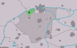 Расположение в муниципалитете Дантумадиель